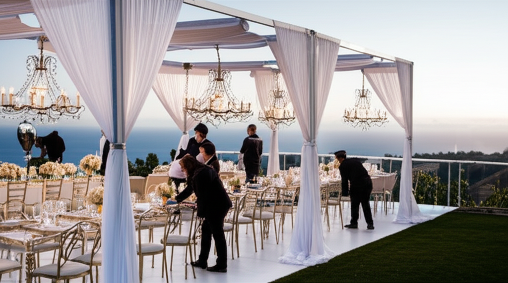 Behind the Scenes: A Malibu Clifftop Wedding